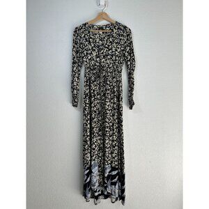 Billabong Black and White Floral Maxi Dress